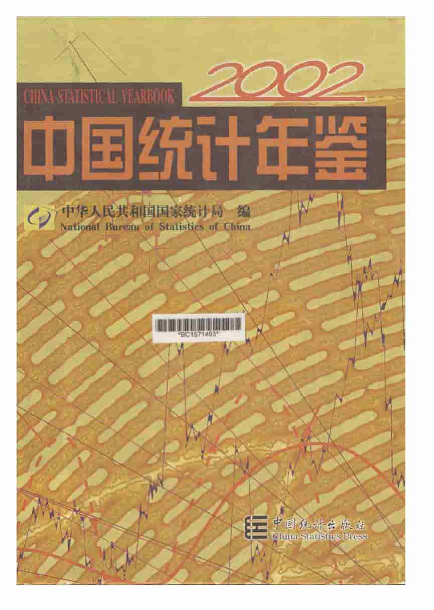 2002年中国统计年鉴封面