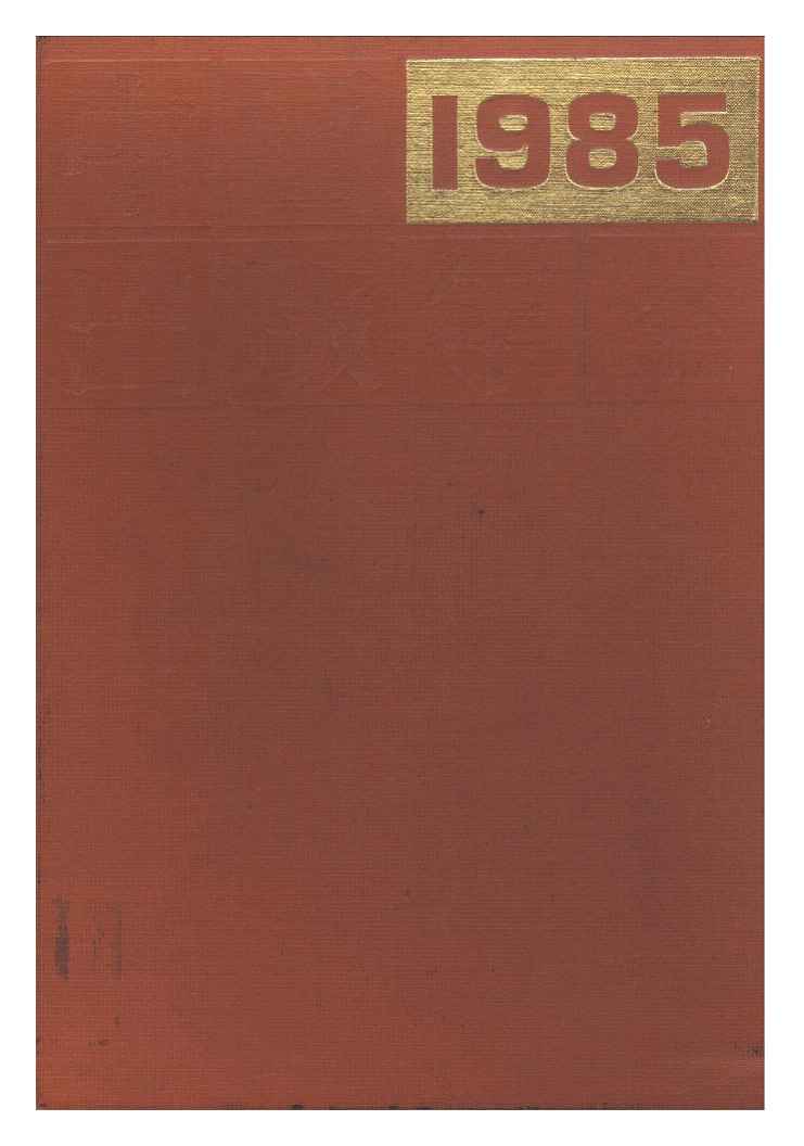 1985年中国出版年鉴封面