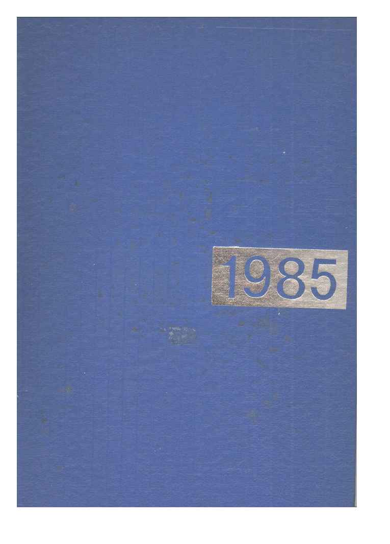 1985年中国机械电子工业年鉴封面