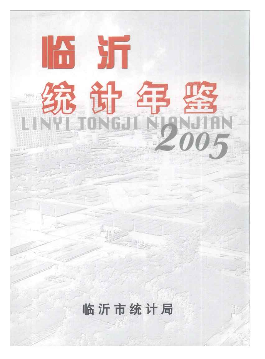 2005年临沂统计年鉴封面