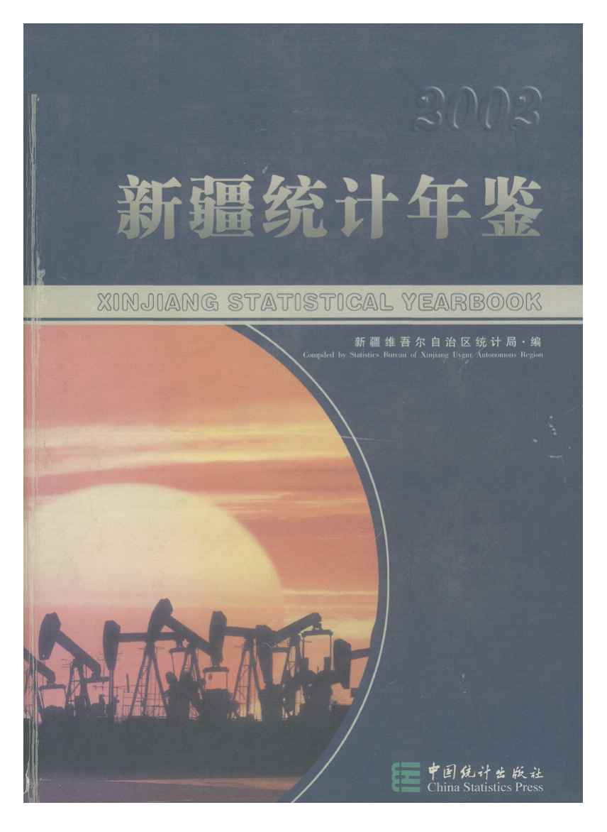 2002年新疆统计年鉴封面