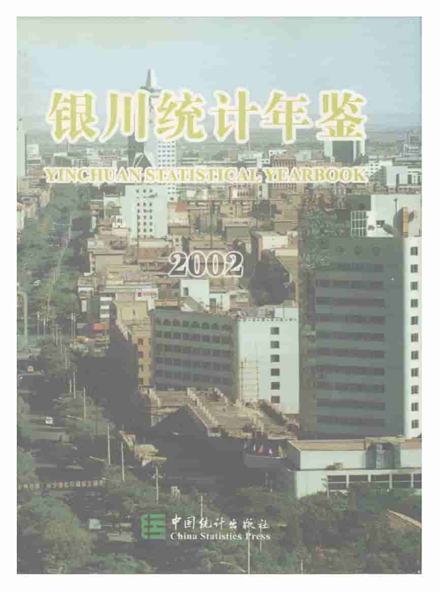 2002年银川统计年鉴封面