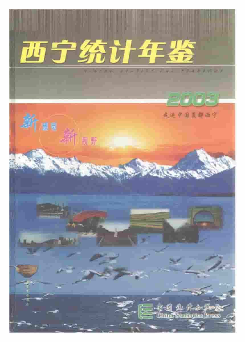 2003年西宁统计年鉴封面