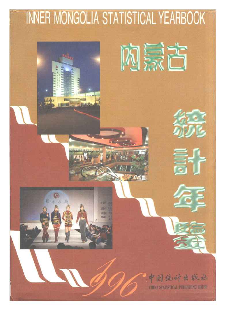 1996年内蒙古统计年鉴封面