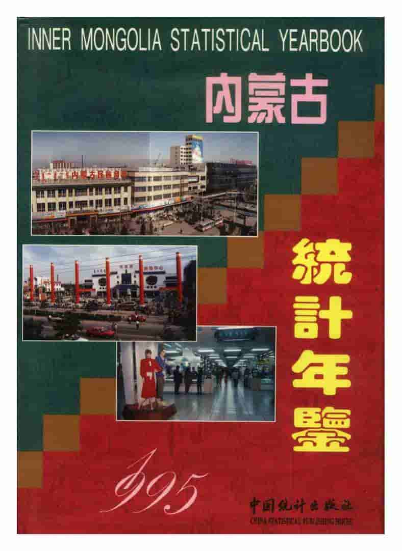 1995年内蒙古统计年鉴封面