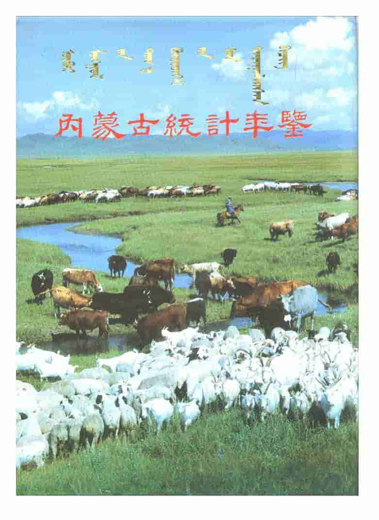1990年内蒙古统计年鉴封面
