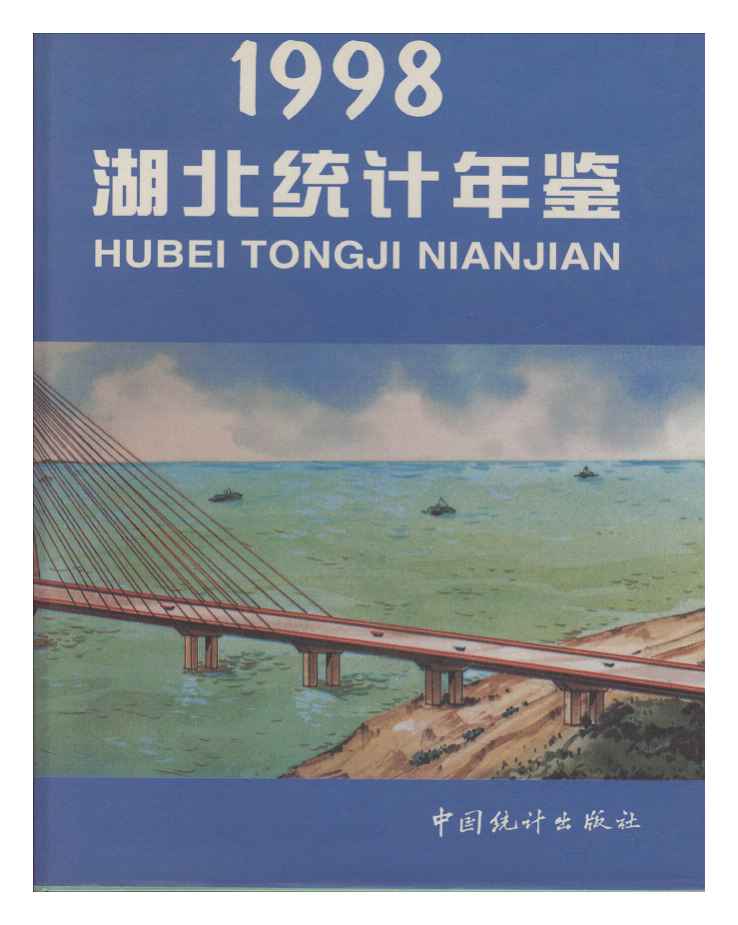 1998年湖北统计年鉴封面