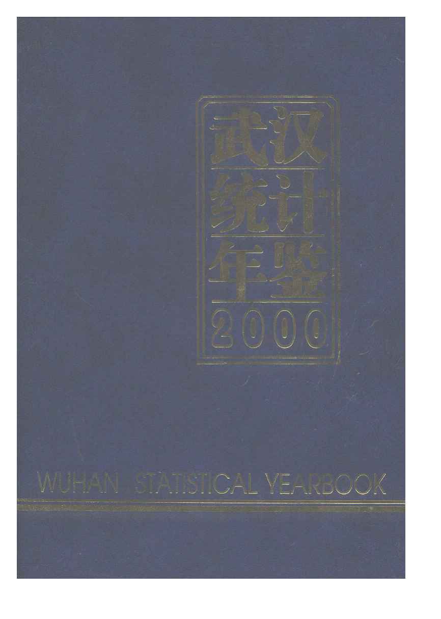 2000年武汉统计年鉴封面