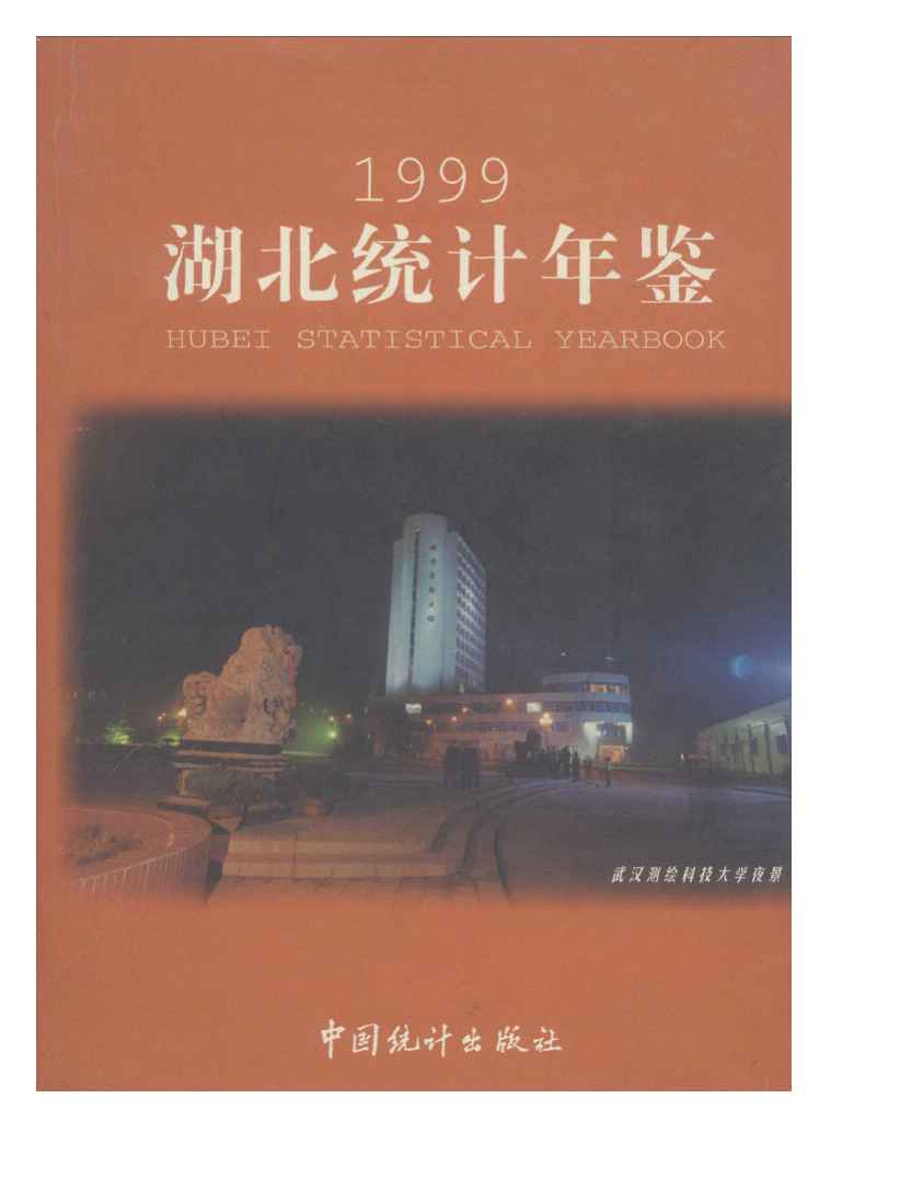 1999年湖北统计年鉴封面