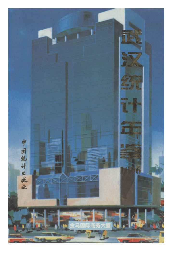 1996年武汉统计年鉴封面