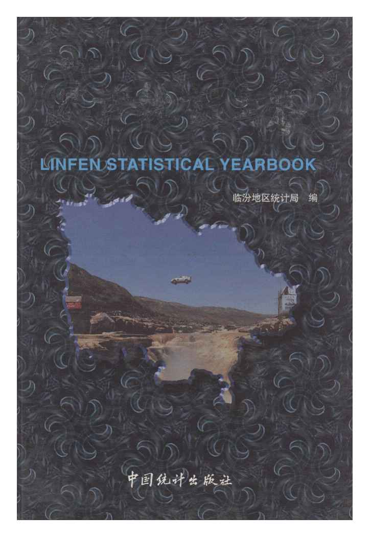 1998年临汾统计年鉴封面
