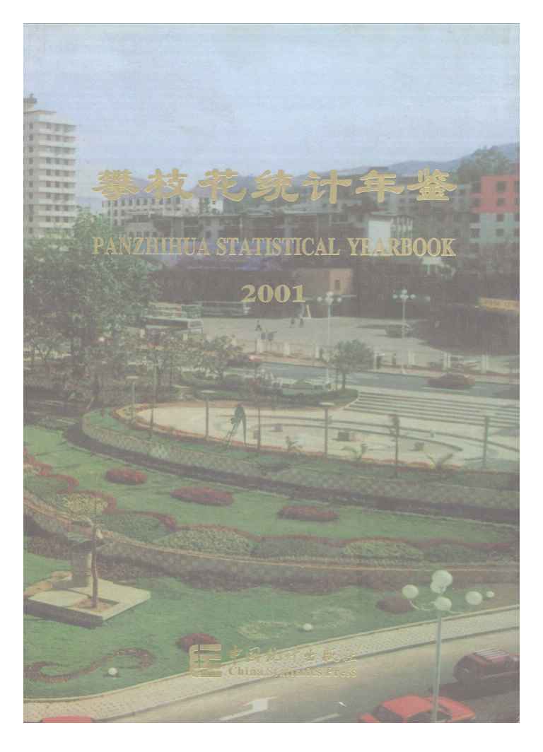 2001年攀枝花统计年鉴封面