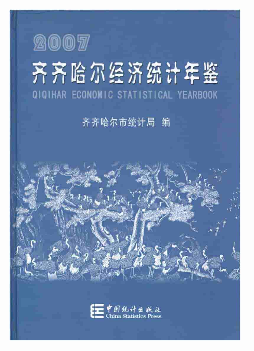 2007年齐齐哈尔经济统计年鉴封面