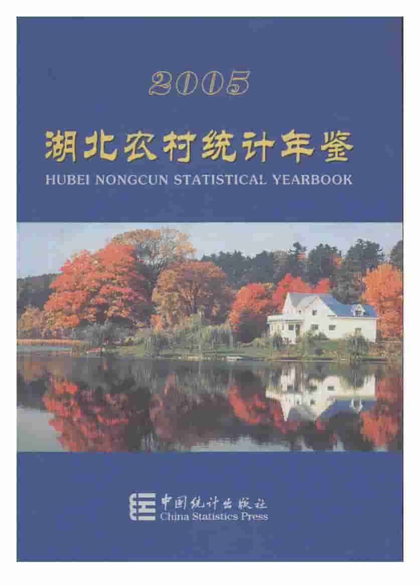 2005年湖北农村统计年鉴封面