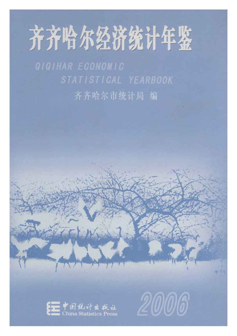 2006年齐齐哈尔经济统计年鉴封面