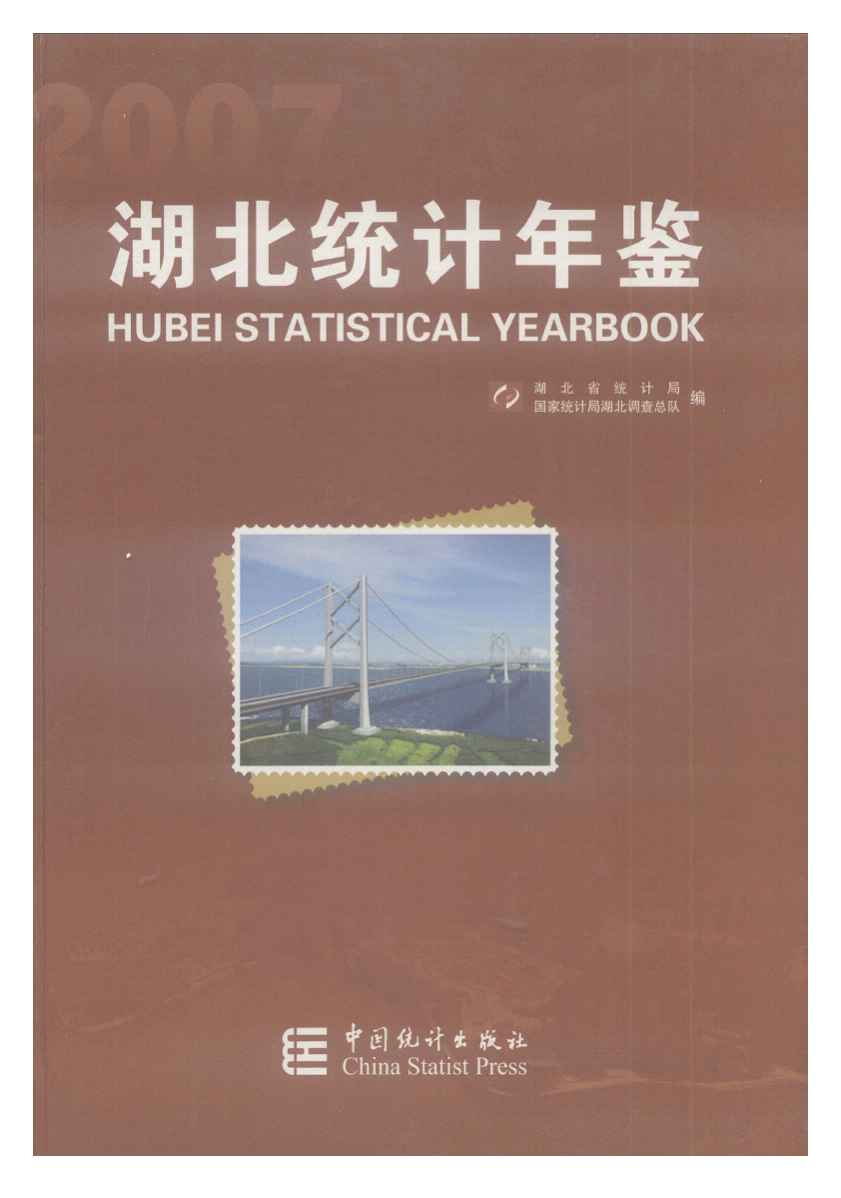 2007年湖北统计年鉴封面