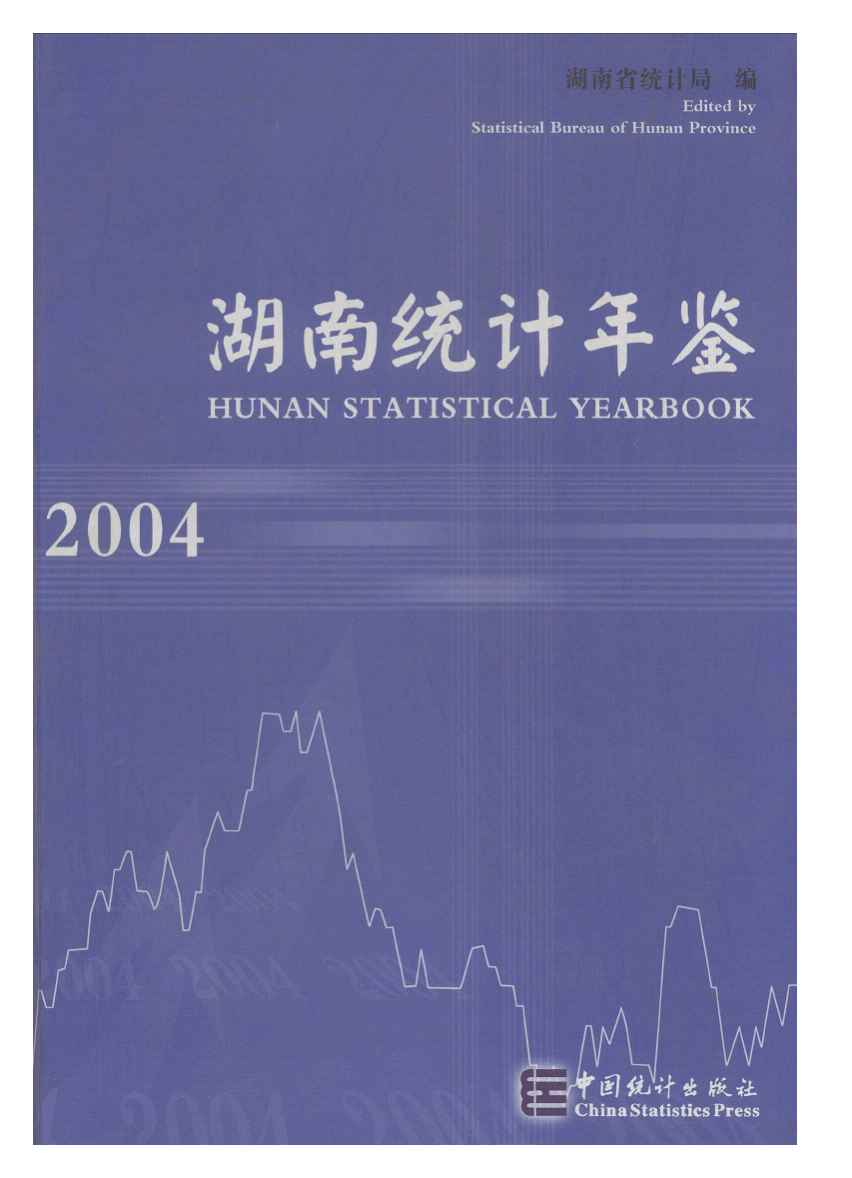 2004年湖南统计年鉴封面