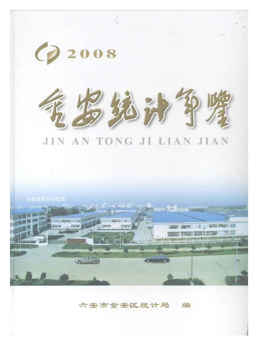 2008年金安统计年鉴封面