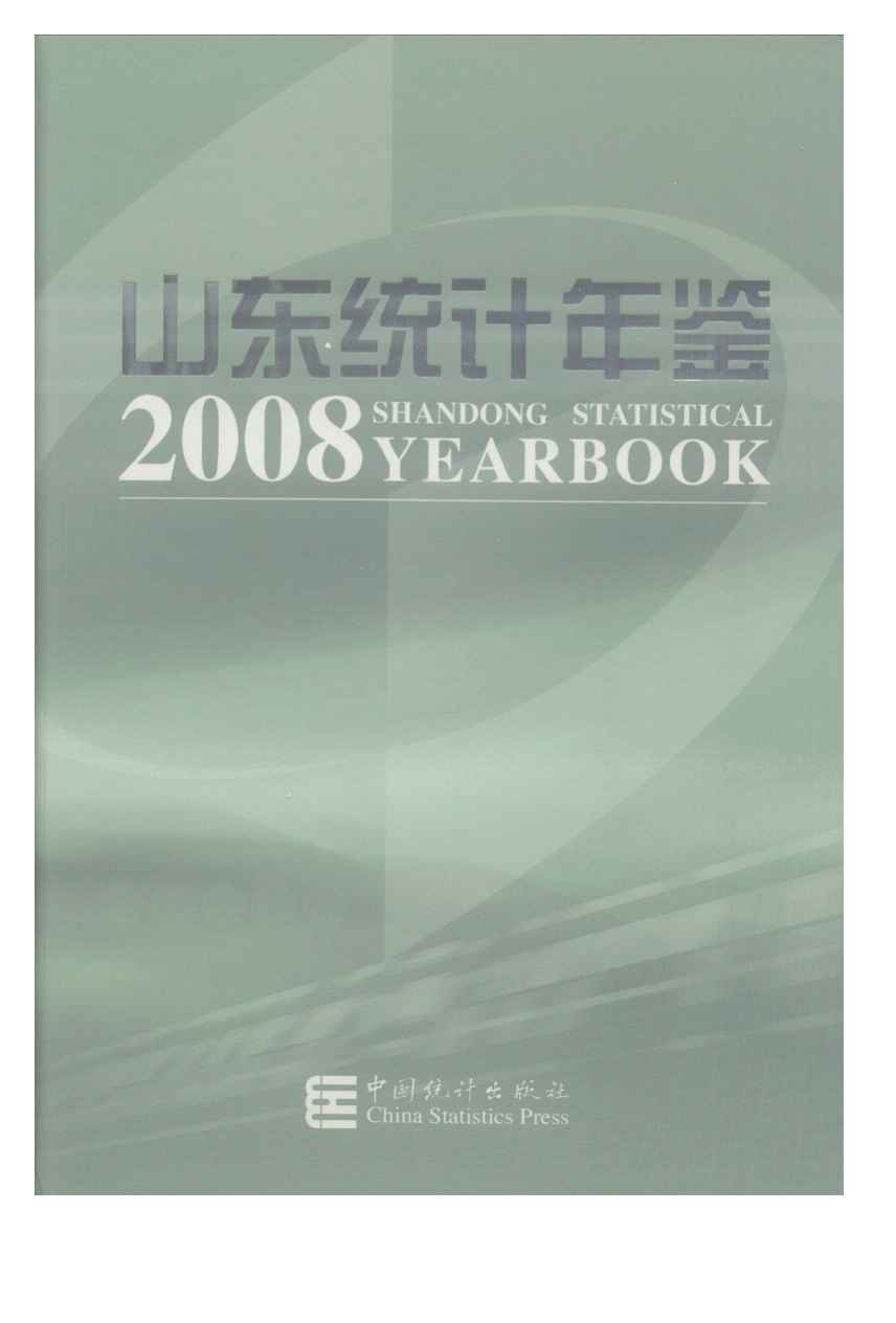 2008年山东统计年鉴封面