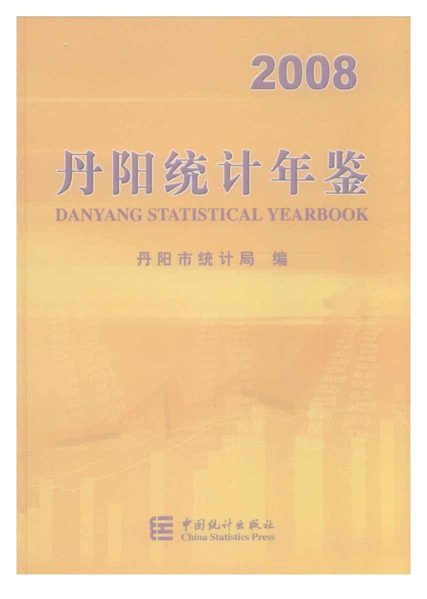 2008年丹阳统计年鉴封面