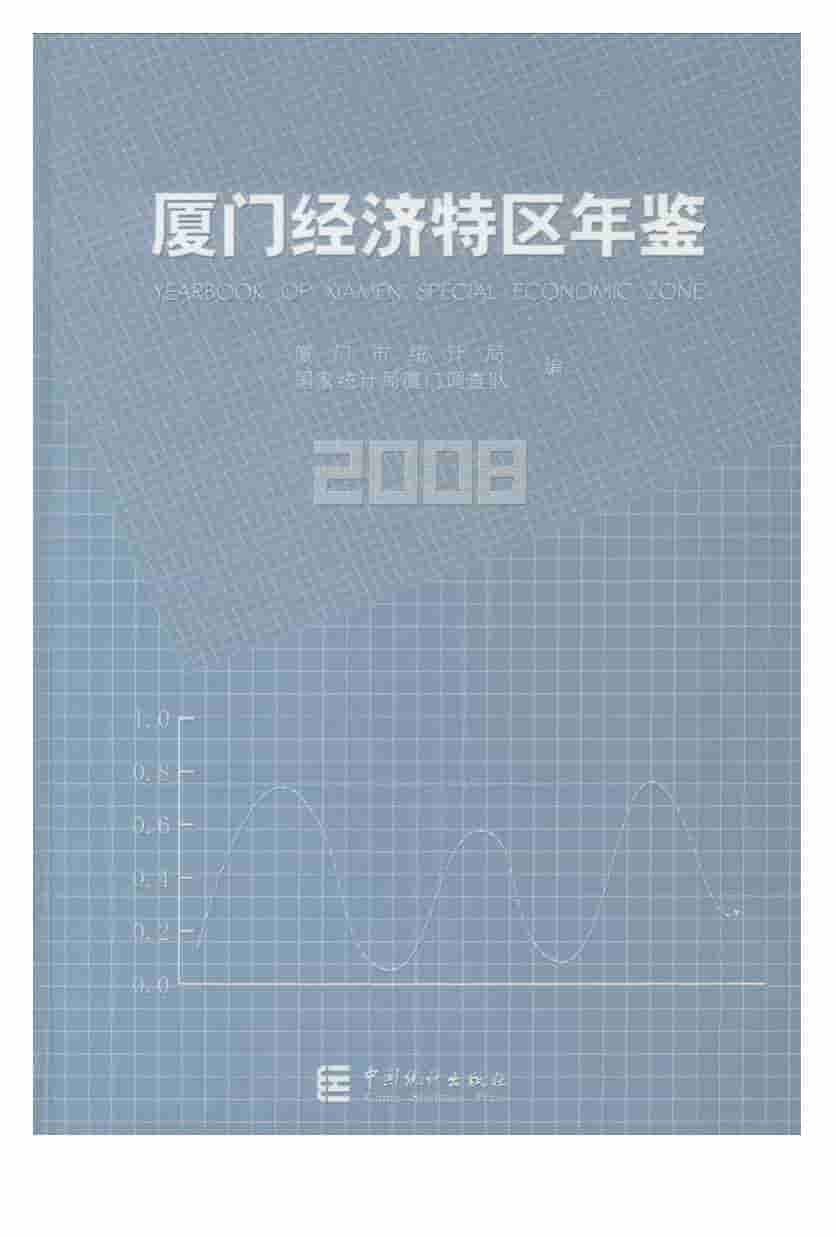 2008年厦门经济特区年鉴封面