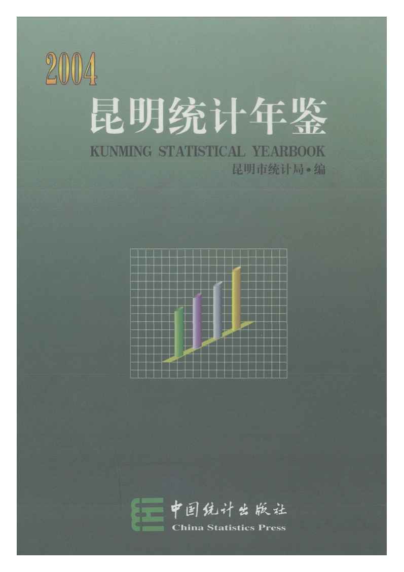 2004年昆明统计年鉴封面
