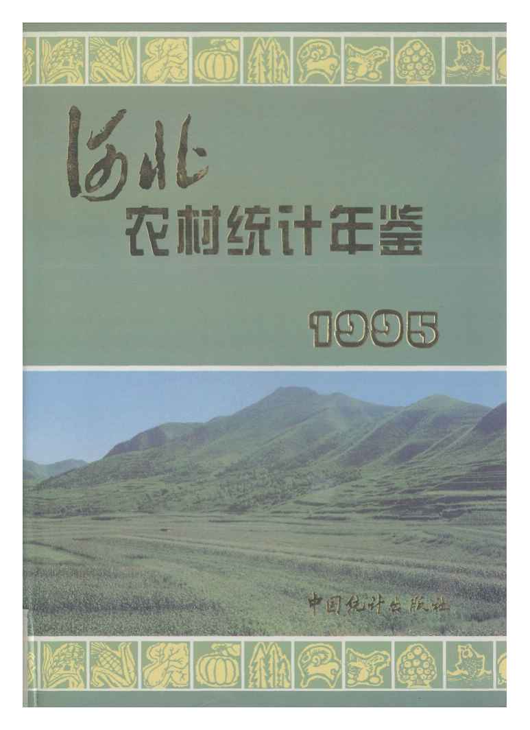 1995年河北农村统计年鉴封面
