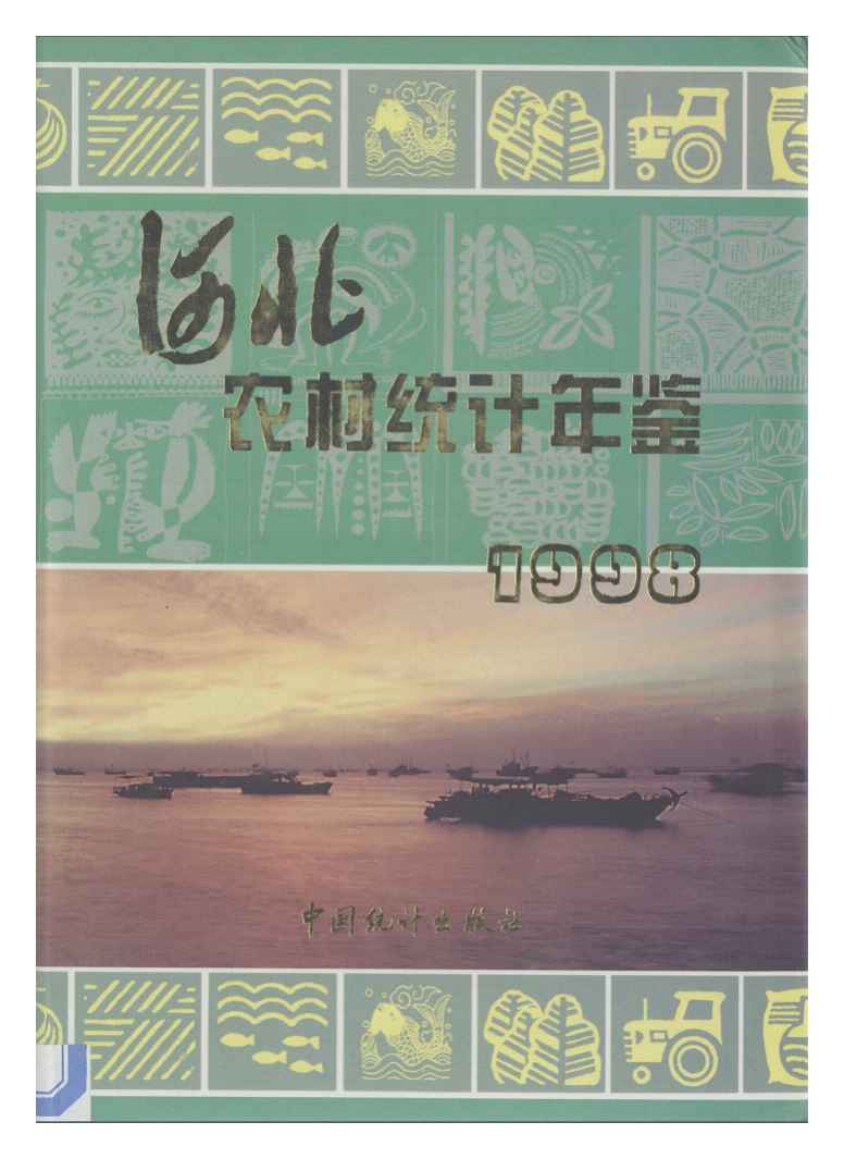 1998年河北农村统计年鉴封面