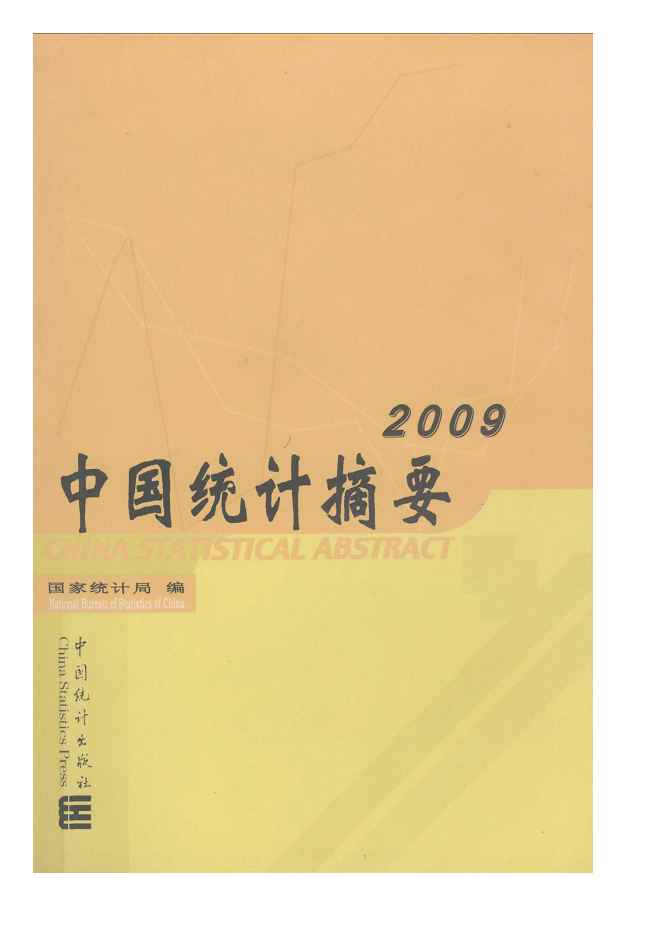 2009年中国统计摘要封面