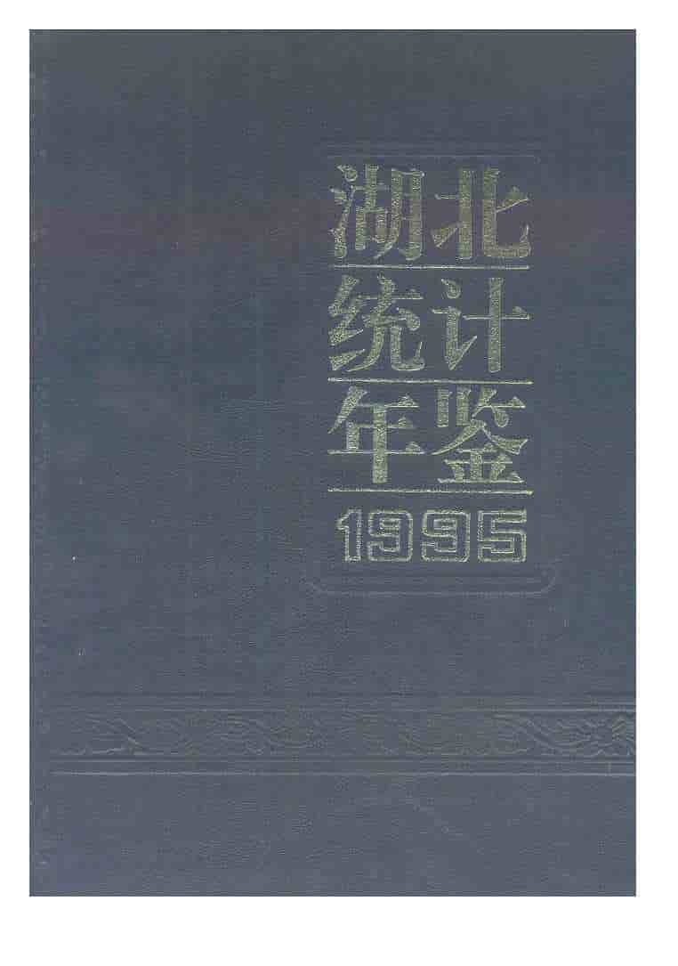 1995年湖北统计年鉴封面