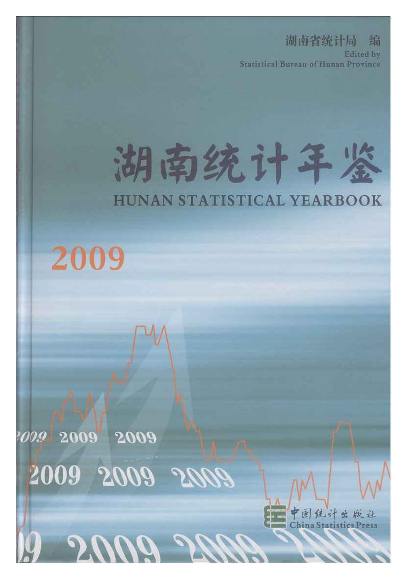 2009年湖南统计年鉴封面