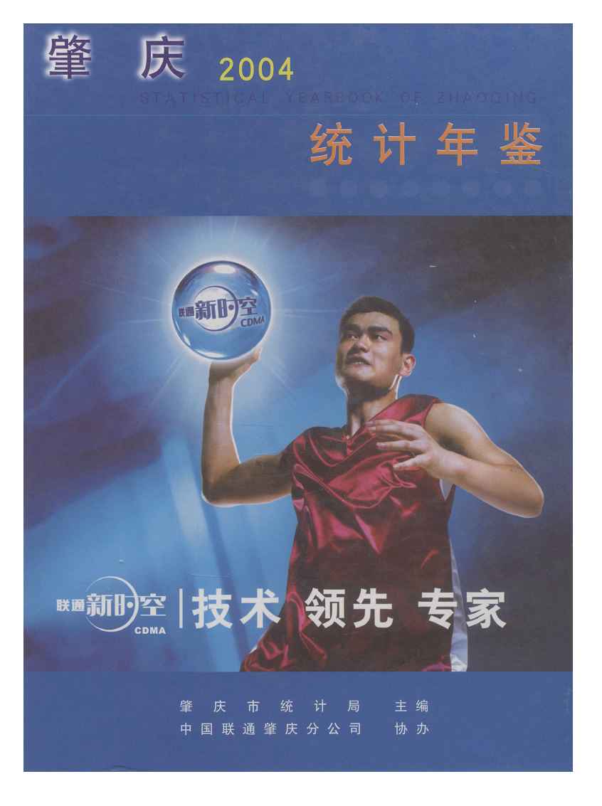 2004年肇庆统计年鉴封面