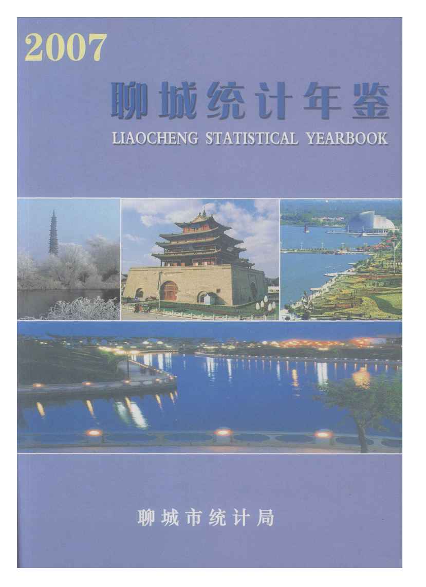 2007年聊城统计年鉴封面