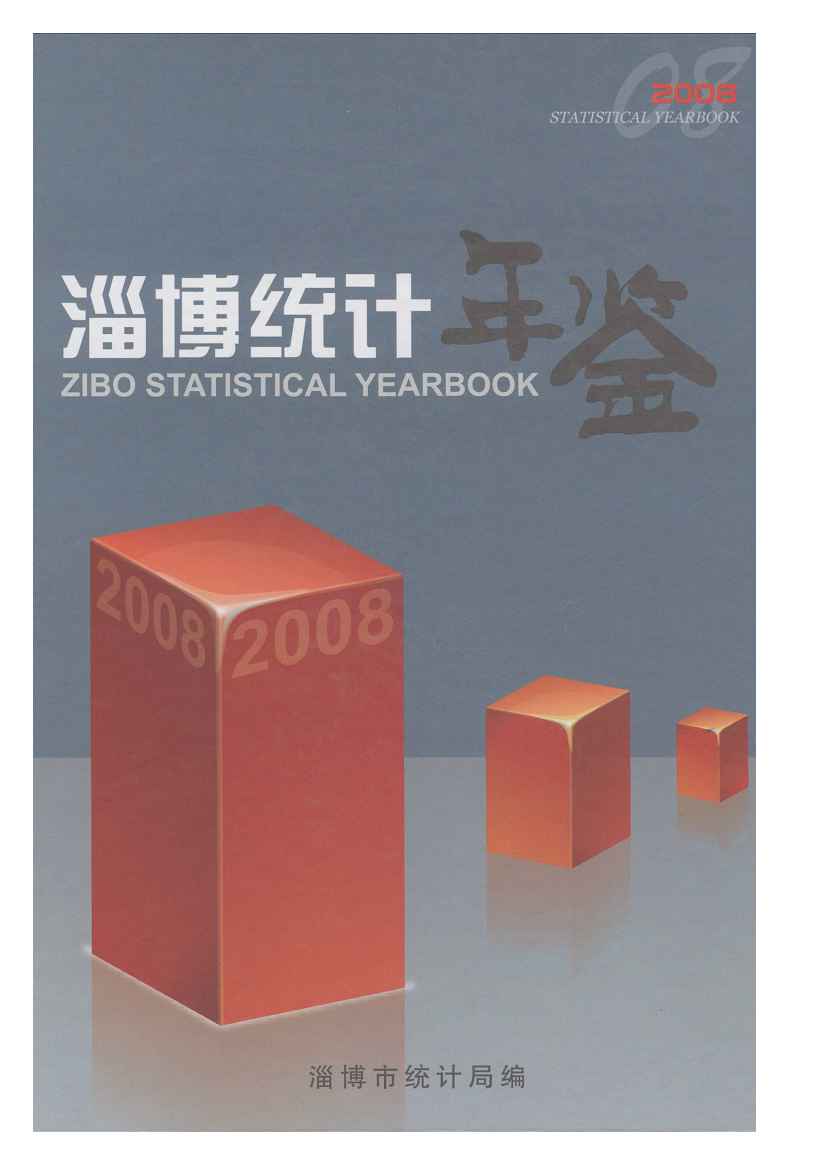 2008年淄博统计年鉴封面