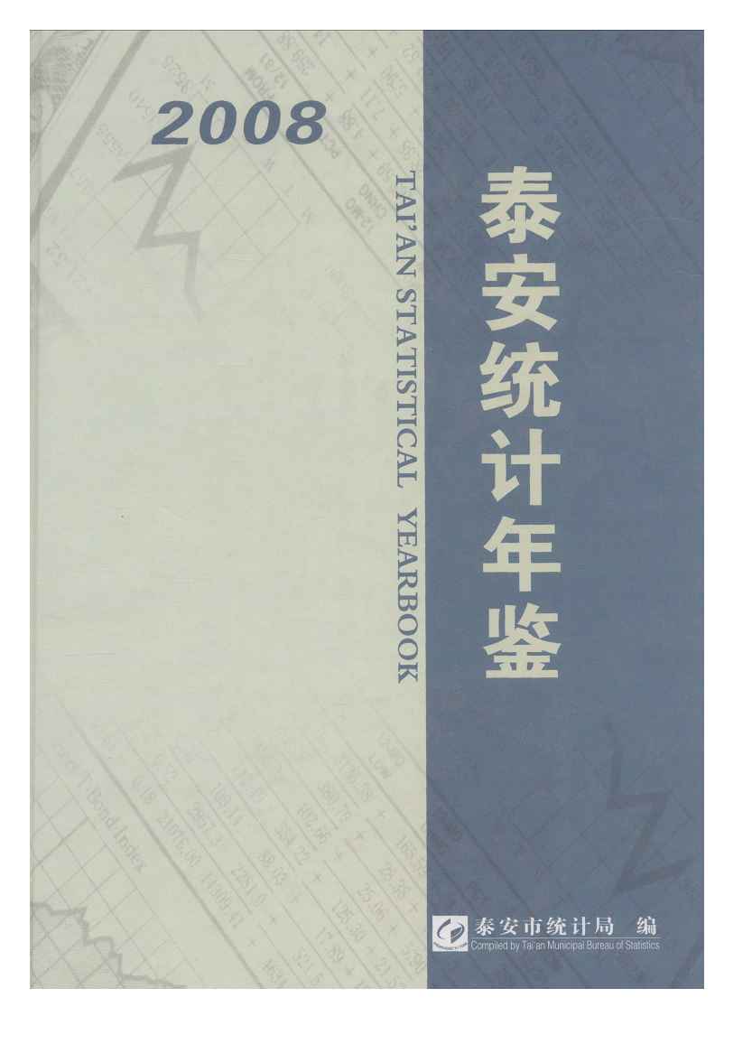 2008年泰安统计年鉴封面