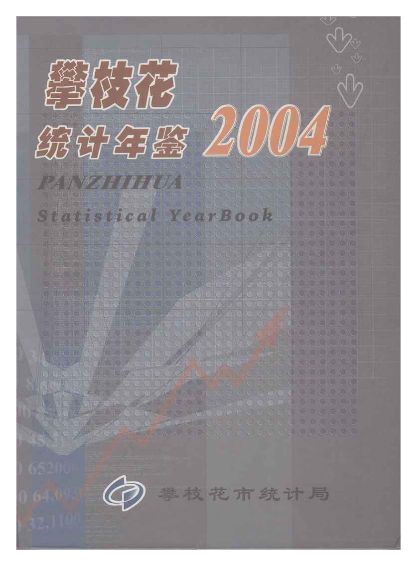 2004年攀枝花统计年鉴封面