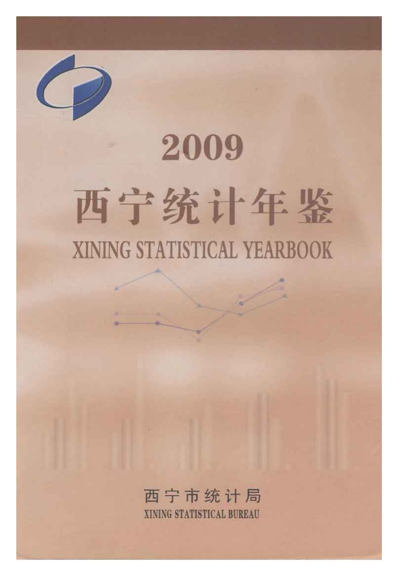 2009年西宁统计年鉴封面