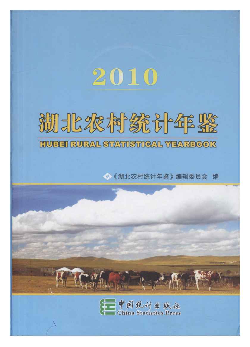 2010年湖北农村统计年鉴封面