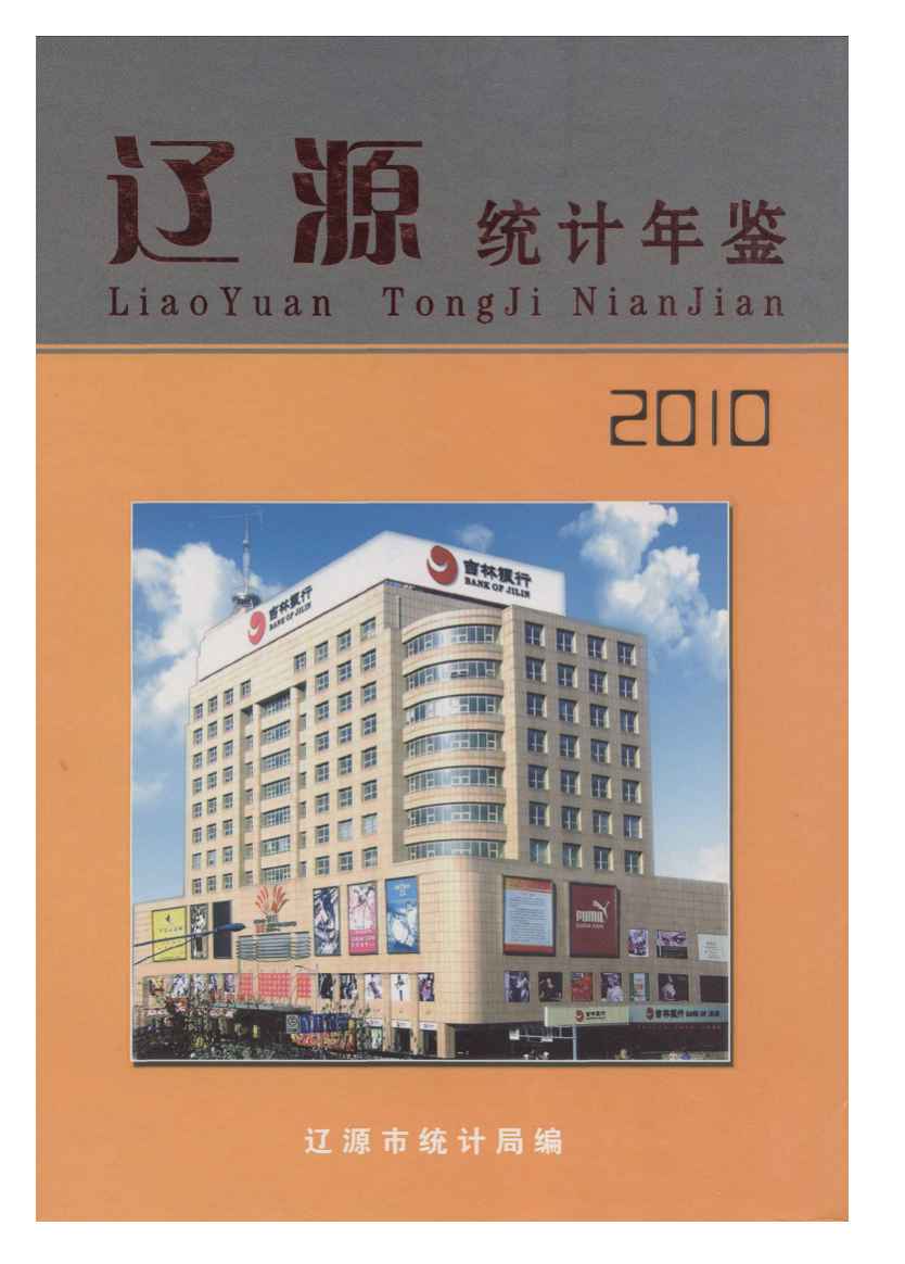 2010年辽源统计年鉴封面
