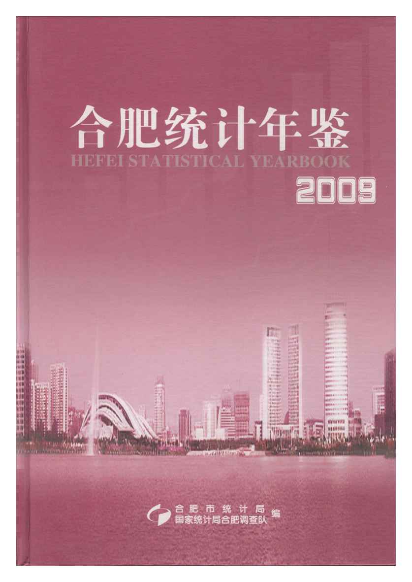 2009年合肥统计年鉴封面