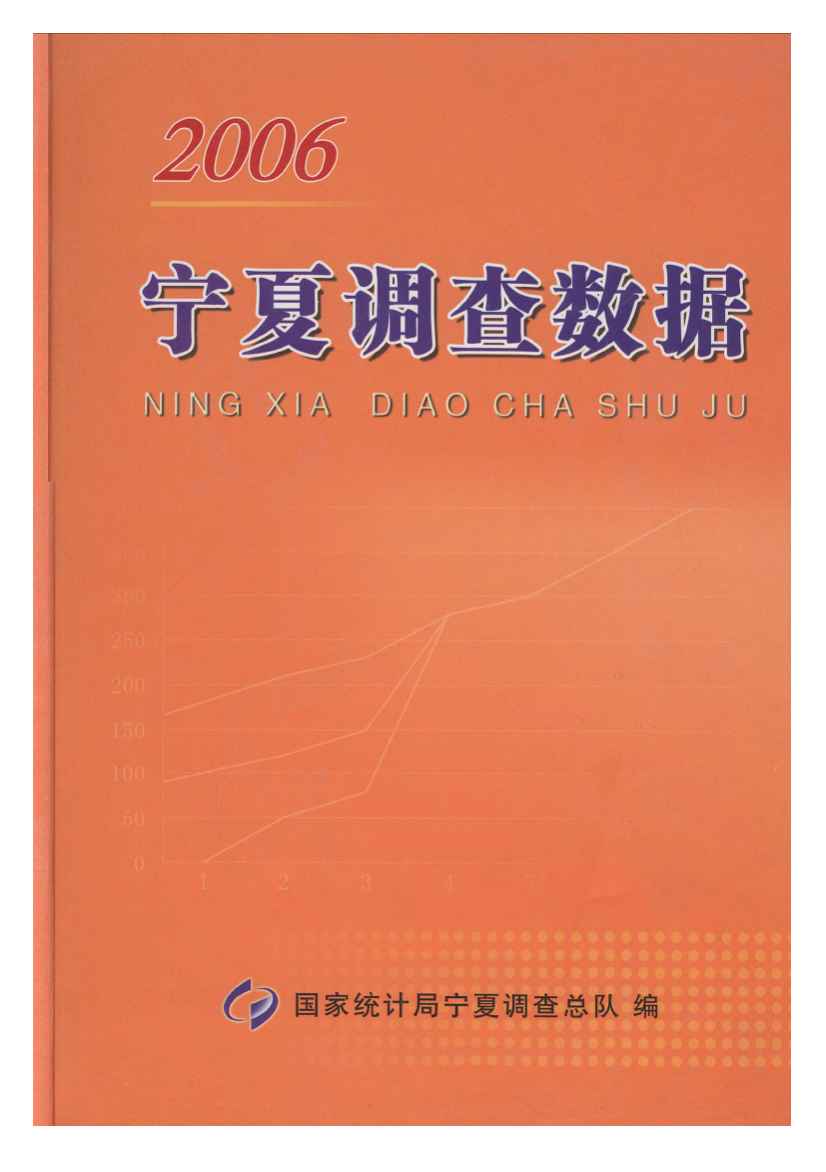 2006年宁夏调查数据封面