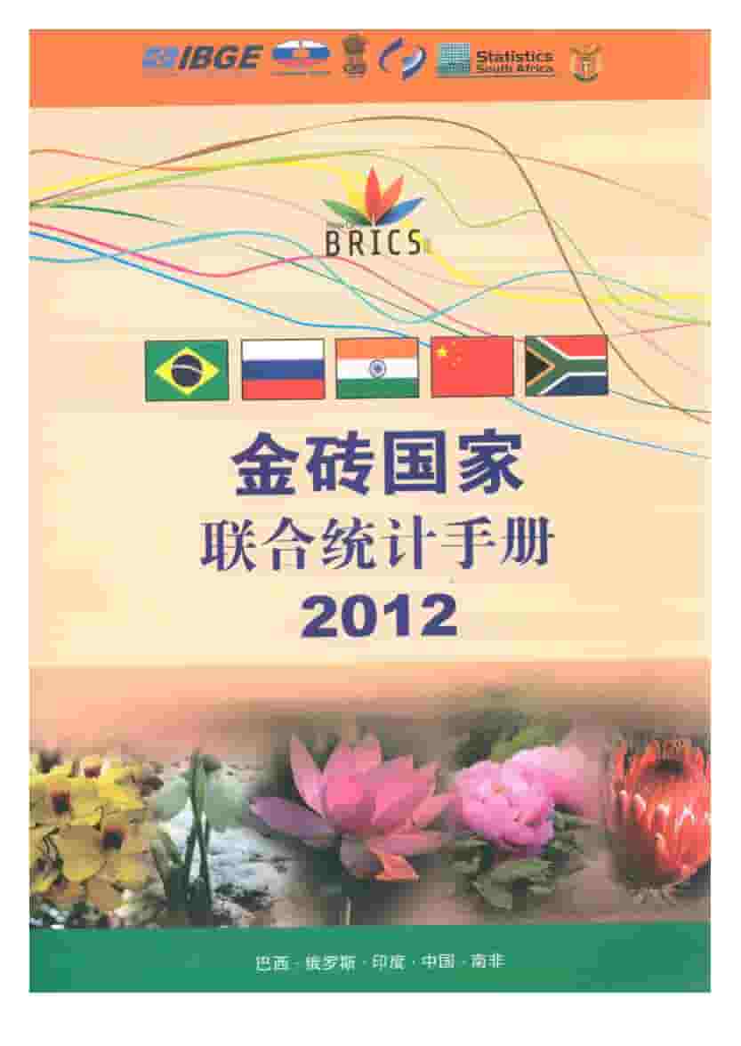 2012年金砖国家联合统计手册封面