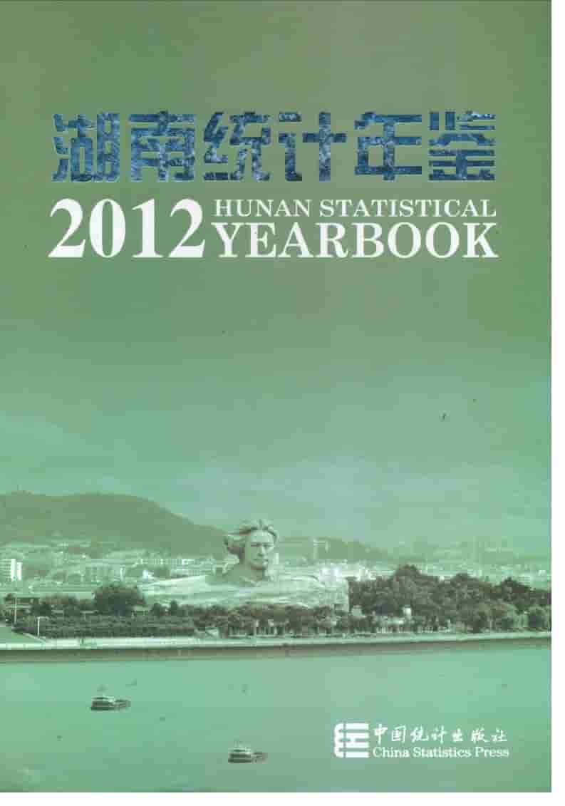 2012年湖南统计年鉴封面