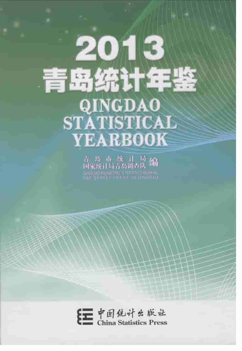 2013年青岛统计年鉴封面