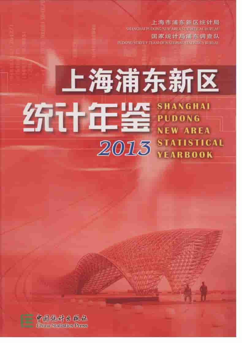 2013年上海浦东新区统计年鉴封面