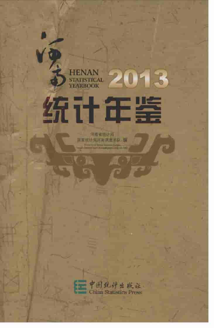 2013年河南统计年鉴封面