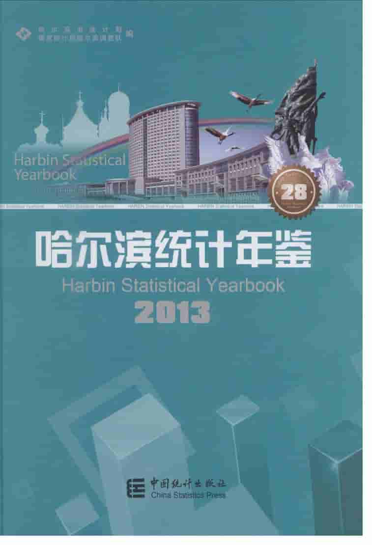 2013年哈尔滨统计年鉴封面