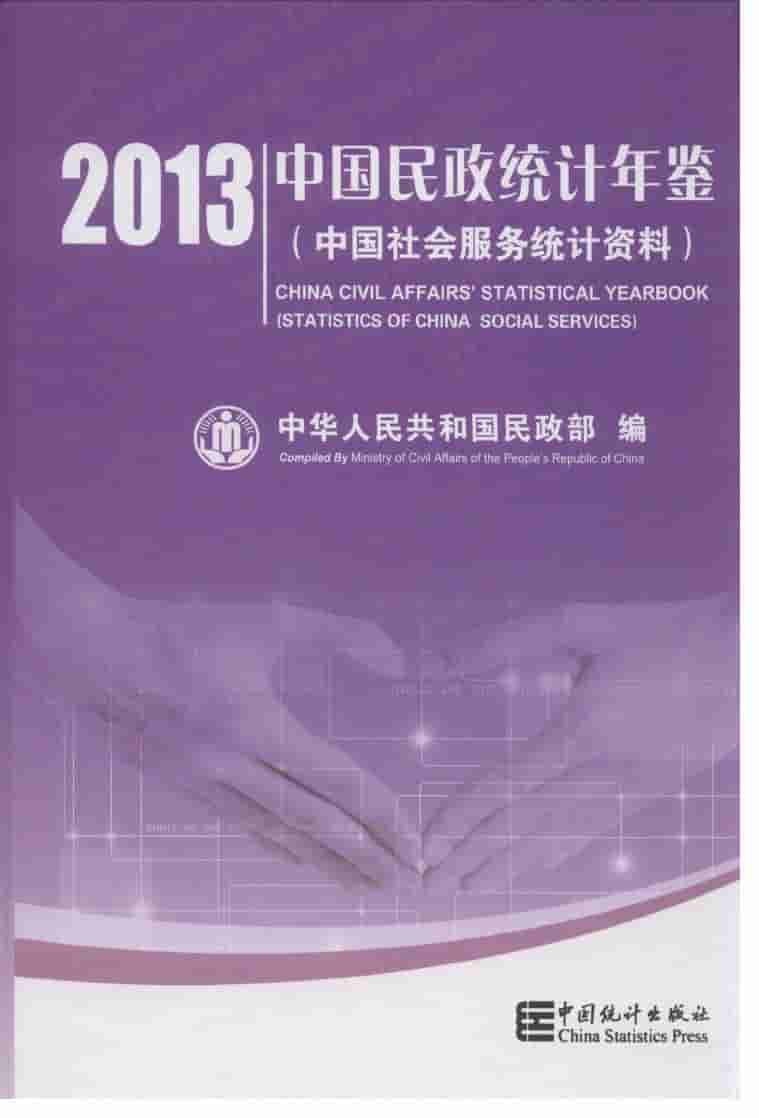 2013年中国民政统计年鉴封面