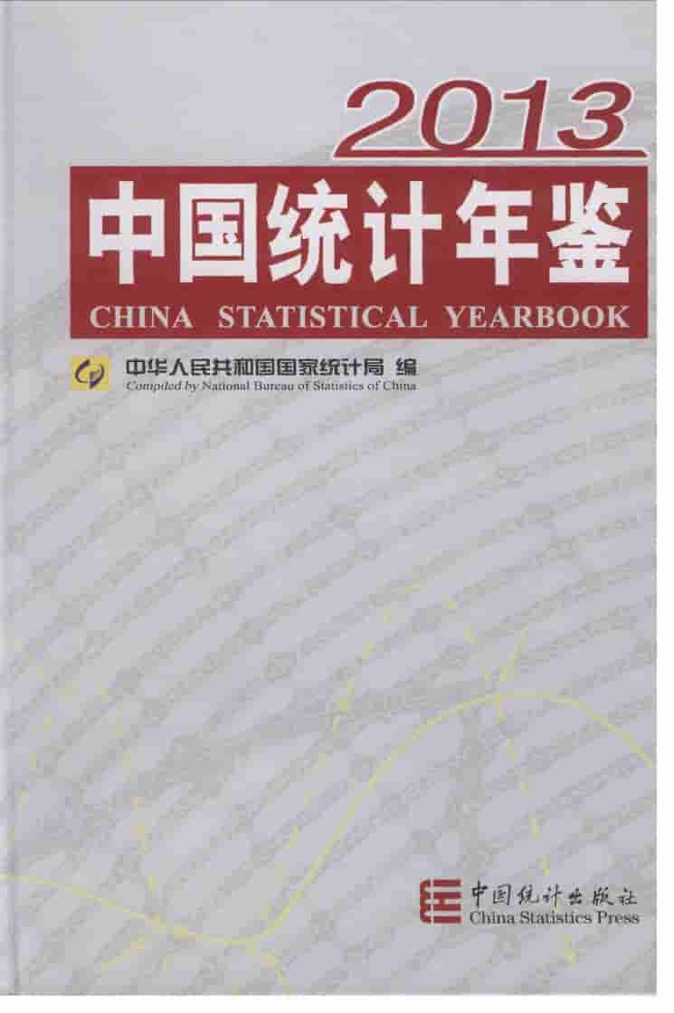 2013年中国统计年鉴封面