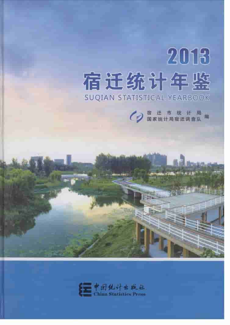 2013年宿迁统计年鉴封面